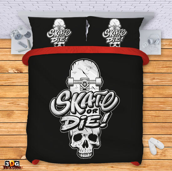Lenjerie de pat Skate or die