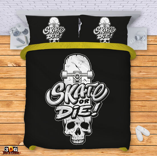Lenjerie de pat Skate or die