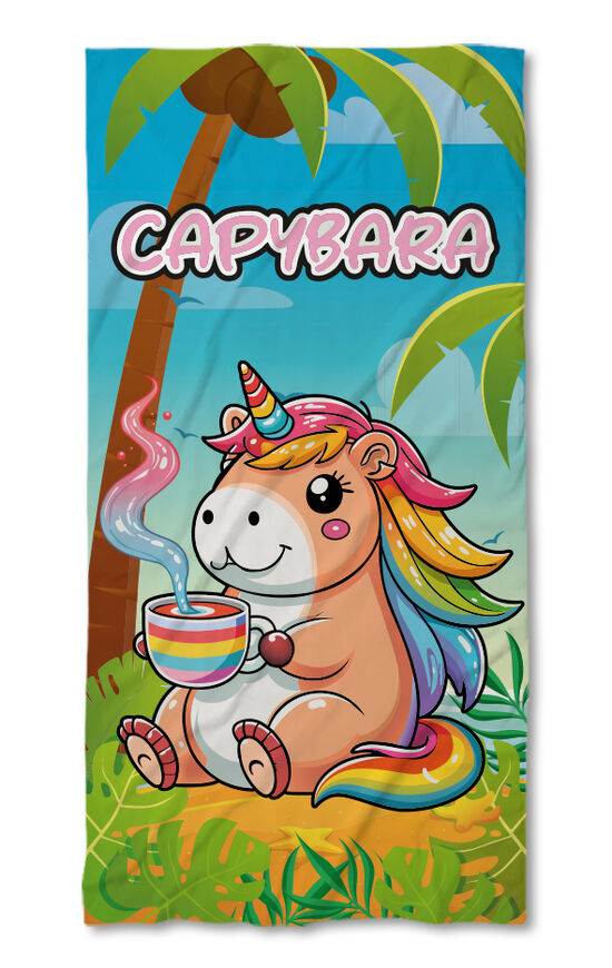 Prosop de plajă Capybara 4