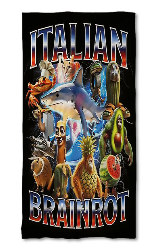 Prosop de plajă Italian Brainrot 6