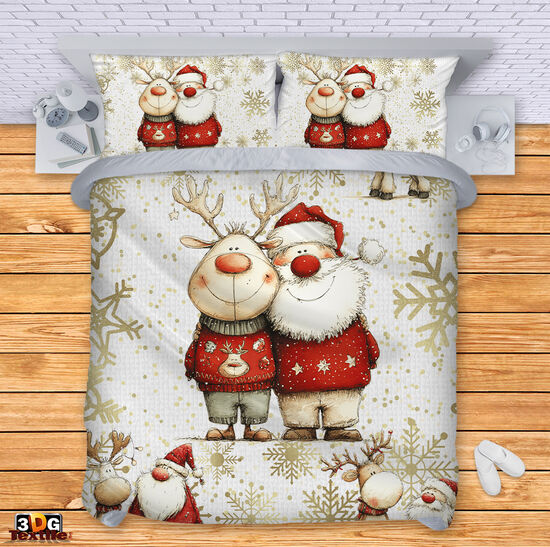 Lenjerie de pat Snowman 5