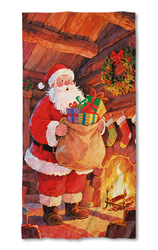 Prosop de plajă Santa Claus
