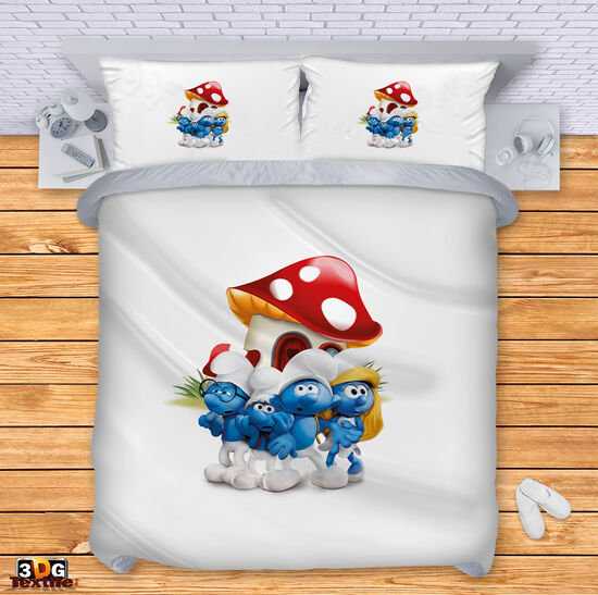 Lenjerie de pat The smurfs