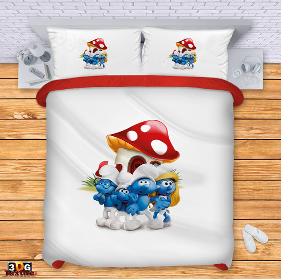 Lenjerie de pat The smurfs