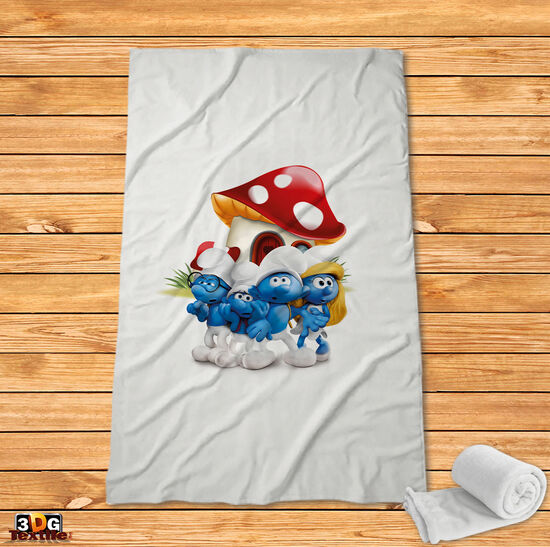 Pătură polar The Smurfs