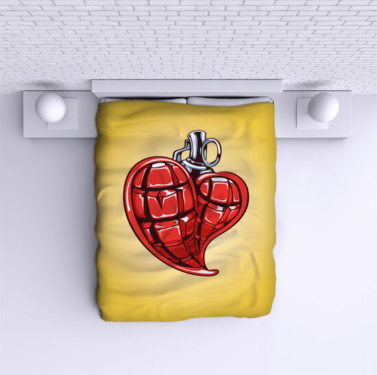 Cuvertură de pat Heart
