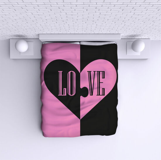 Cuvertură de pat Love