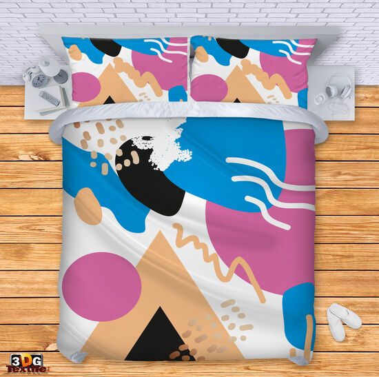 Lenjerie de pat Color Abstract Design