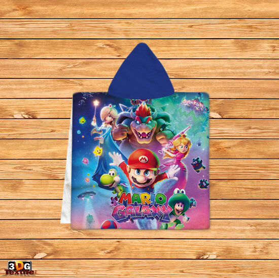 Poncho pentru copii Super Mario