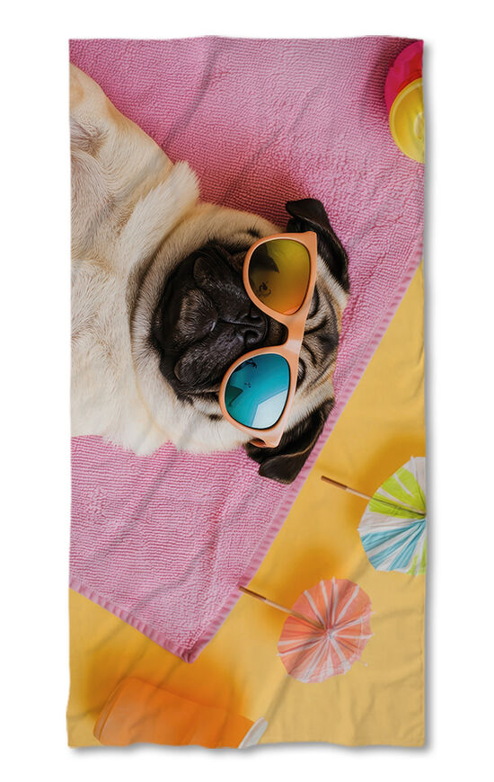Prosop de plajă Summer vibes - Dog