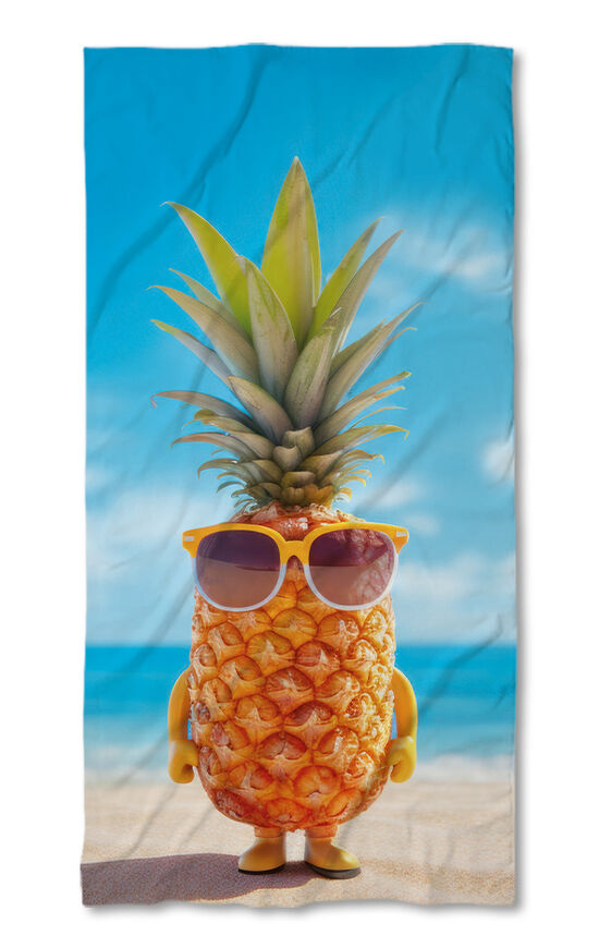 Prosop de plajă Summer vibes - Pineapple