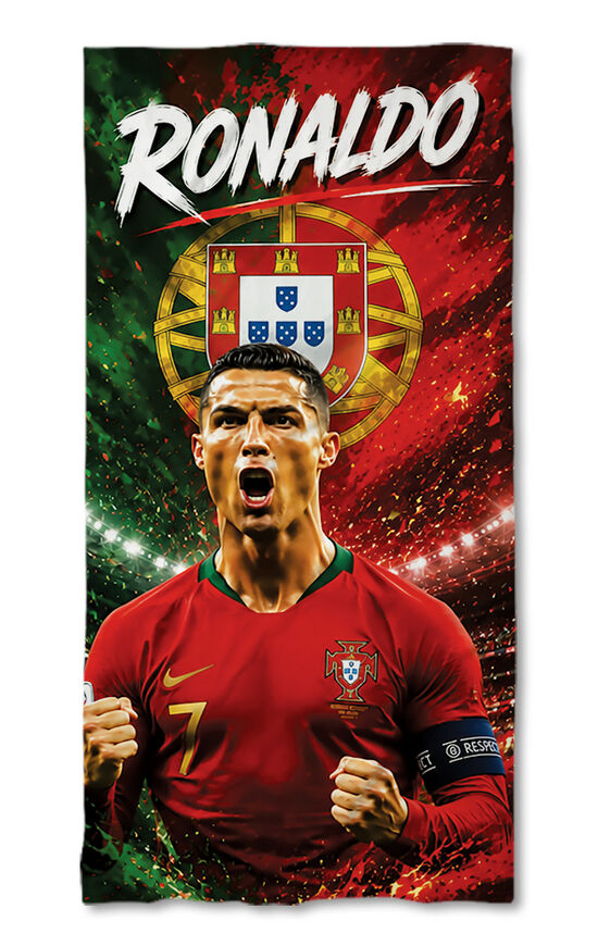 Prosop de plajă World Cup Ronaldo Portugal 2026