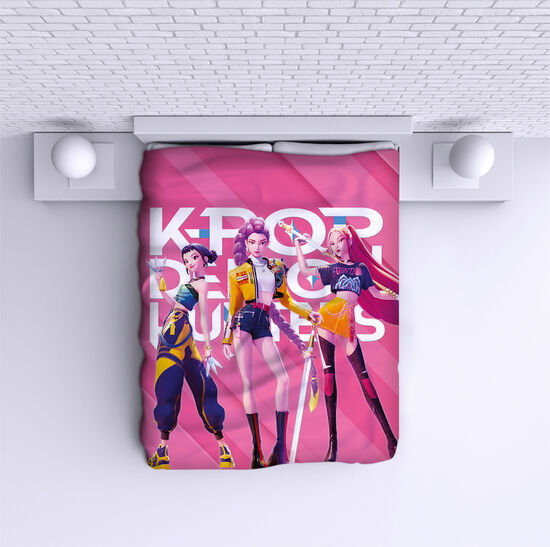 Cuvertură de pat Huntrix K Pop