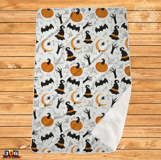 Pătură polar Happy Halloween 2