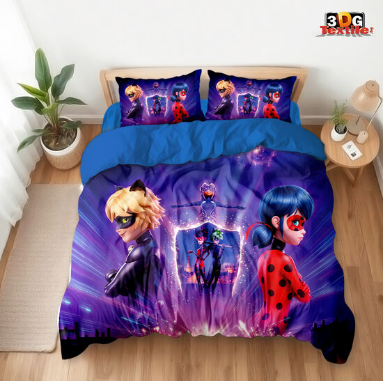 Lenjerie de pat PMiraculous: Tales of Ladybug & Cat 2
