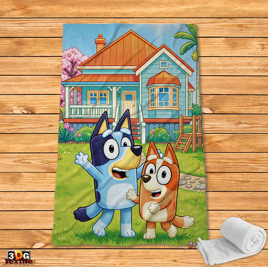 Pătură polar Bluey 3