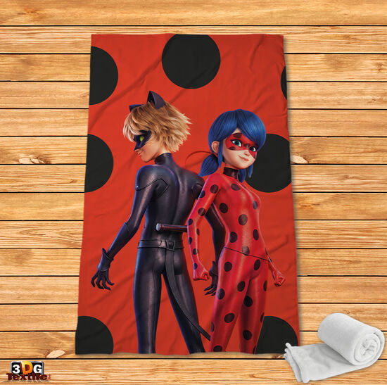 Pătură polar Miraculous: Tales of Ladybug & Cat