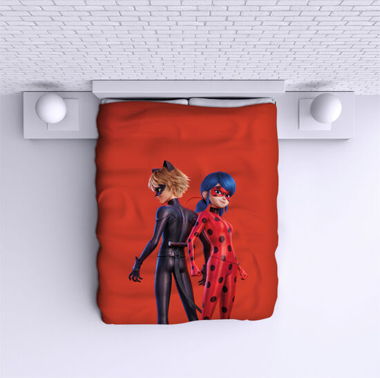 Cuvertură de pat Miraculous: Tales of Ladybug & Cat