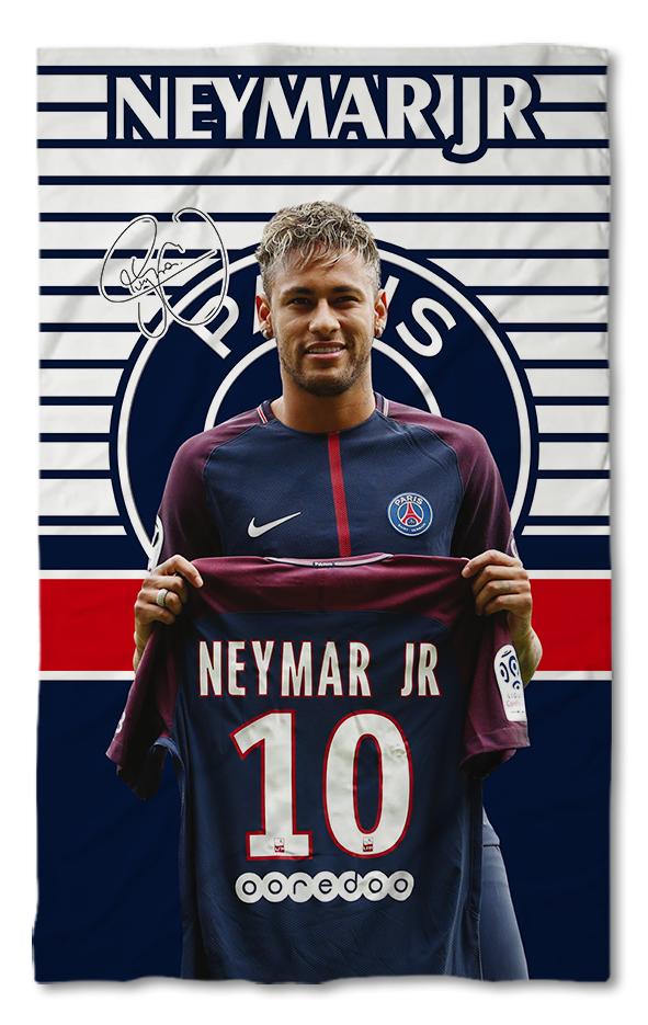 Prosop de plajă Neymar PSG 2018