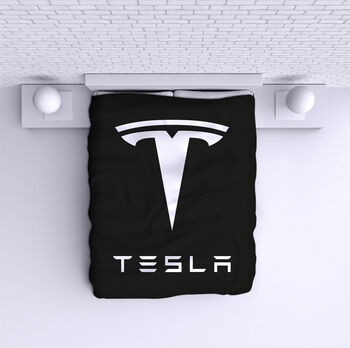 Cuvertură de pat Tesla black