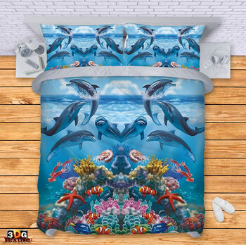Lenjerie de pat Dolphins