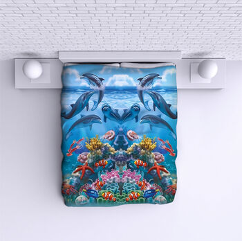 Cuvertură de pat Dolphins