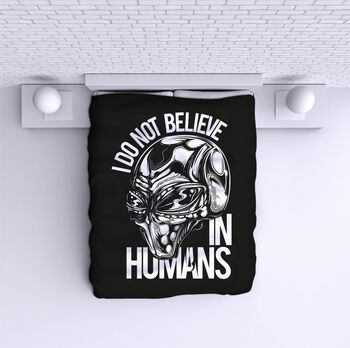 Cuvertură de pat I don't believe in humans
