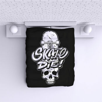 Cuvertură de pat Skate or die