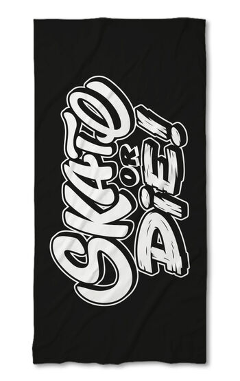 Prosop de plajă Skate or die 2
