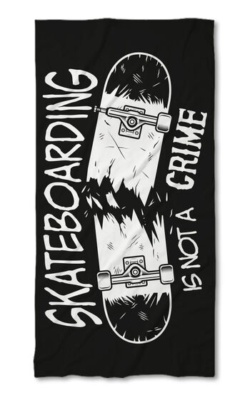Prosop de plajă Skateboarding is not a crime