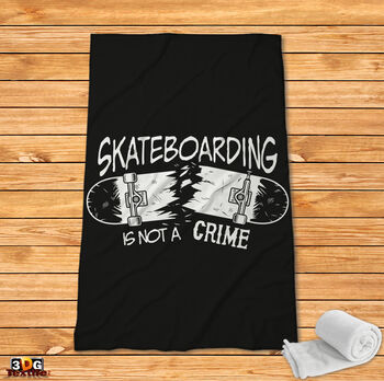 Pătură polar Skateboarding is not a crime
