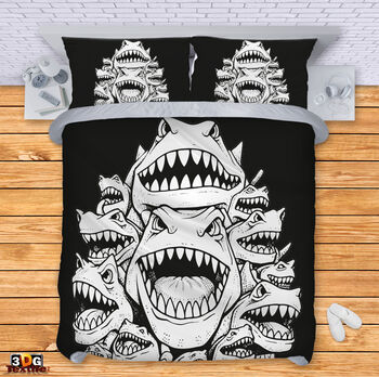 Lenjerie de pat Shark attack