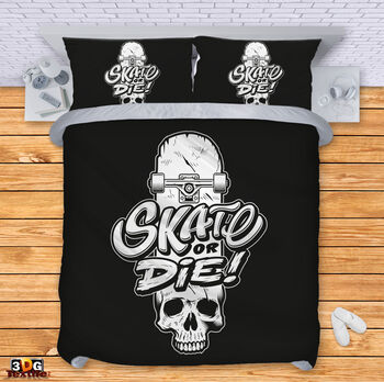 Lenjerie de pat Skate or die