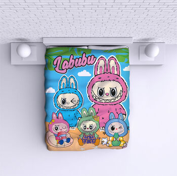 Cuvertură de pat Labubu 2