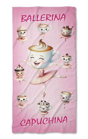 Prosop de plajă Ballerina Cappuccina