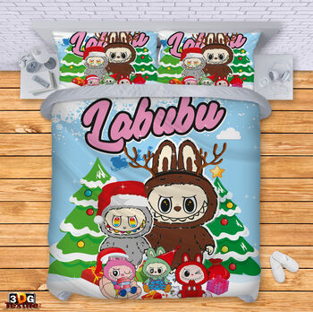 Lenjerie de pat Labubu Christmas