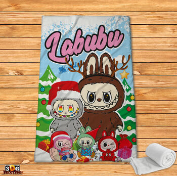 Pătură polar Labubu Christmas