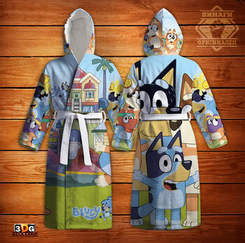 Halate Print Bluey