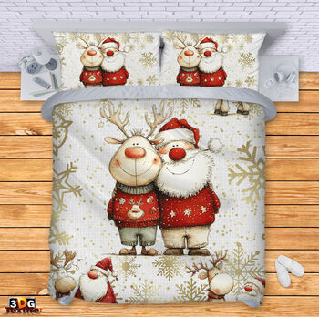 Lenjerie de pat Snowman 5