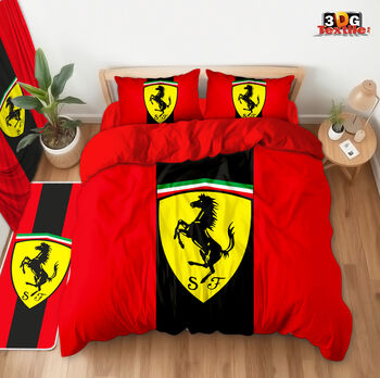 Lenjerie de pat - Ferrari Red