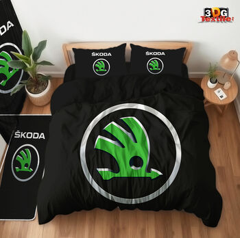 Lenjerie de pat Skoda Black