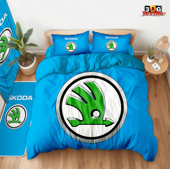 Lenjerie de pat Skoda Blue