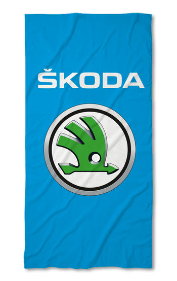 Prosop de plajă Skoda Blue