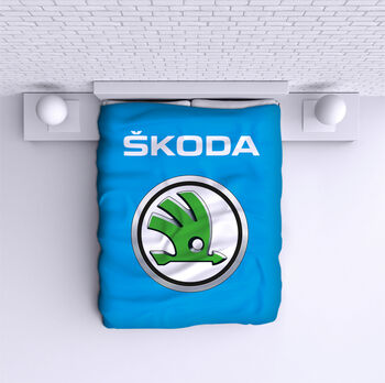 Cuvertură de pat Skoda Blue
