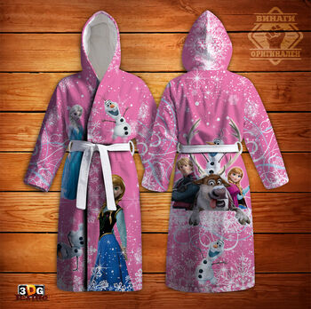 Halate Print Frozen Pink