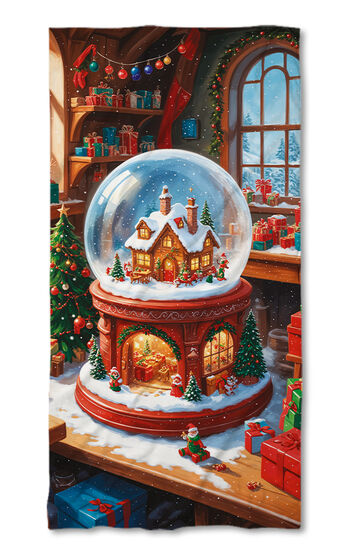 Prosop de plajă Christmas ball