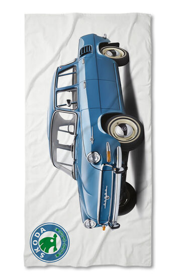 Prosop de plajă Skoda Blue