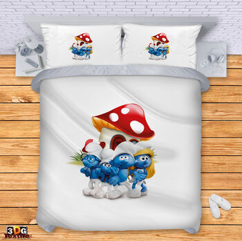 Lenjerie de pat The smurfs