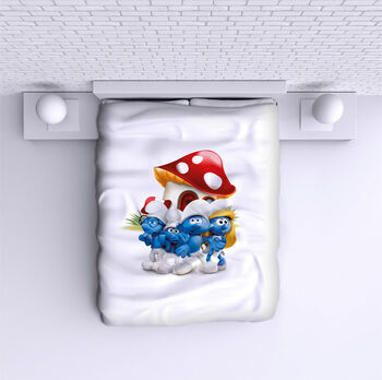 Cuvertură de pat The Smurfs