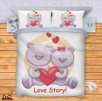 Lenjerie de pat Love bears